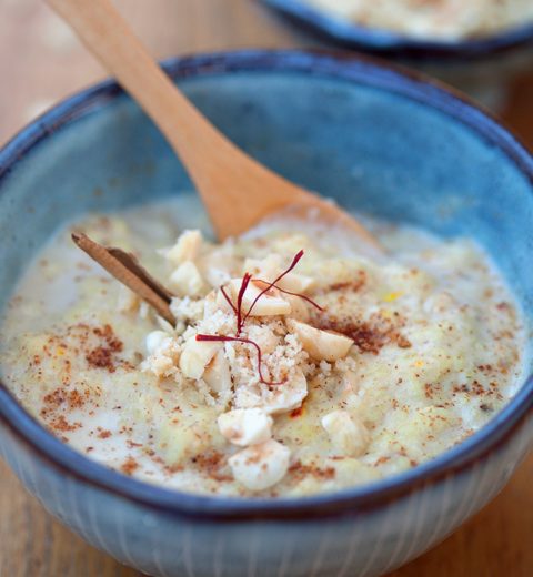 Recept: Porridge van spelt met kruiden