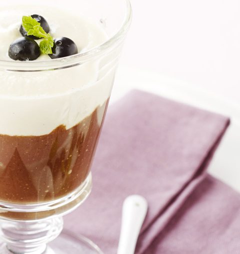 Recept: Chocolade-dessertje met crème anglaise