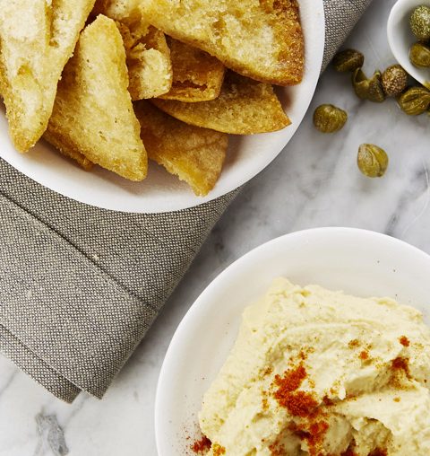 Recept: Humus met pitachips